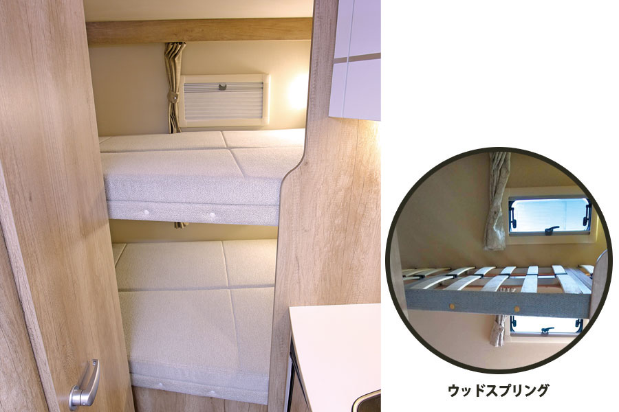 常設二段ベッド