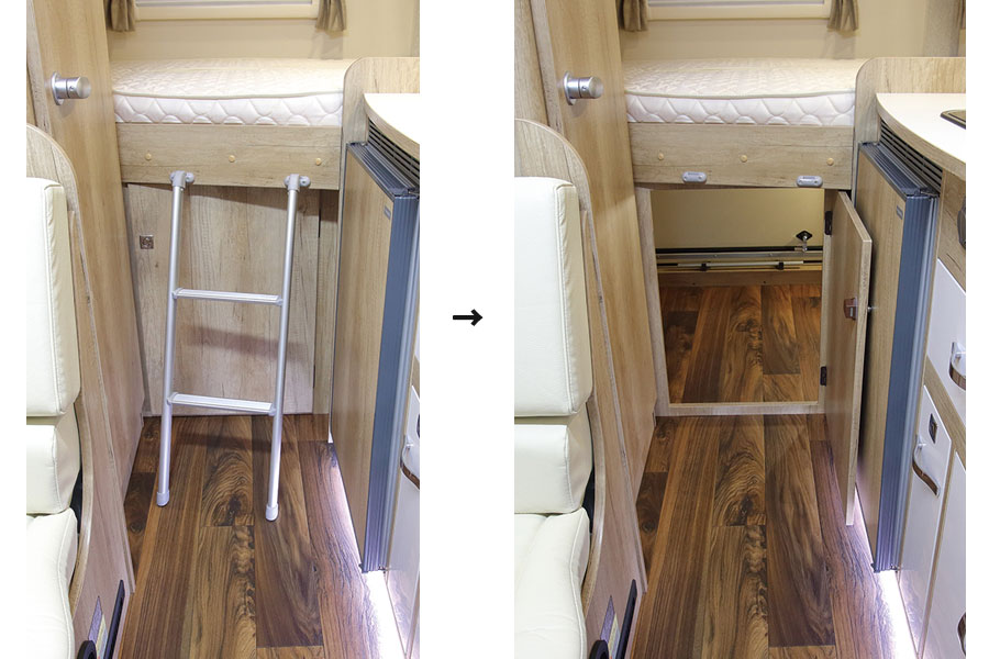 ラゲッジスペース室内扉