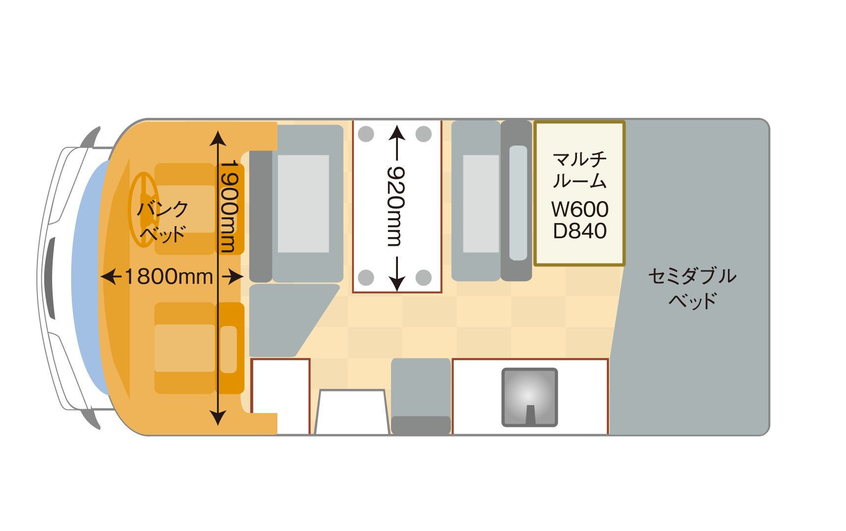 クレア53Xレイアウト