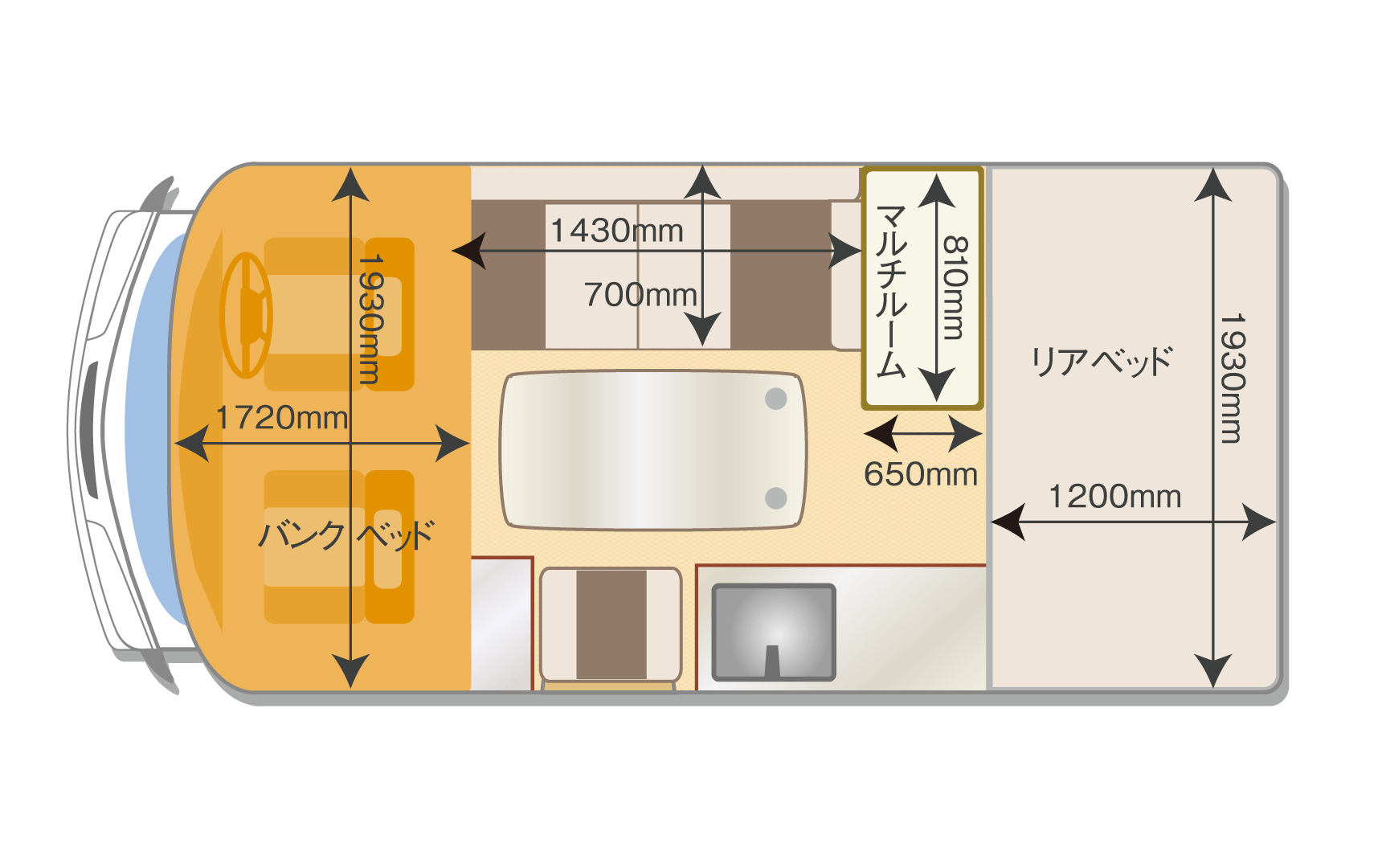 クレソンタイプRレイアウト